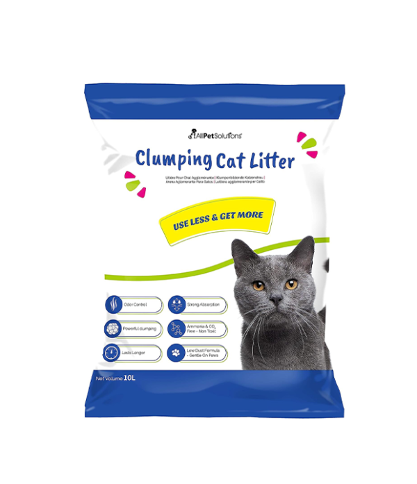 AllPetSolutions Low Dust Clumping Cat Litter 10L