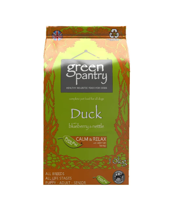 Green Pantry Duck with Blueberry & Nettle Dry Complete Dog Food - All Life Stages - 10kg