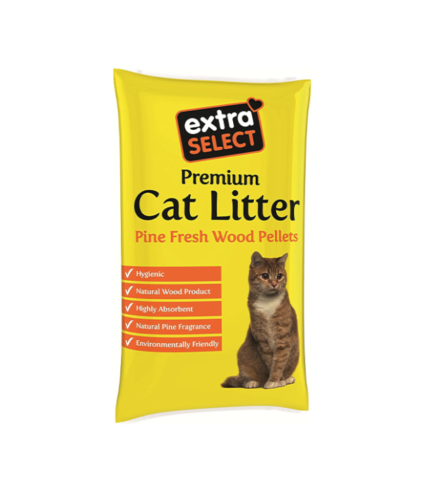 Extra Select Premium Wood Based Cat Litter, 15 L